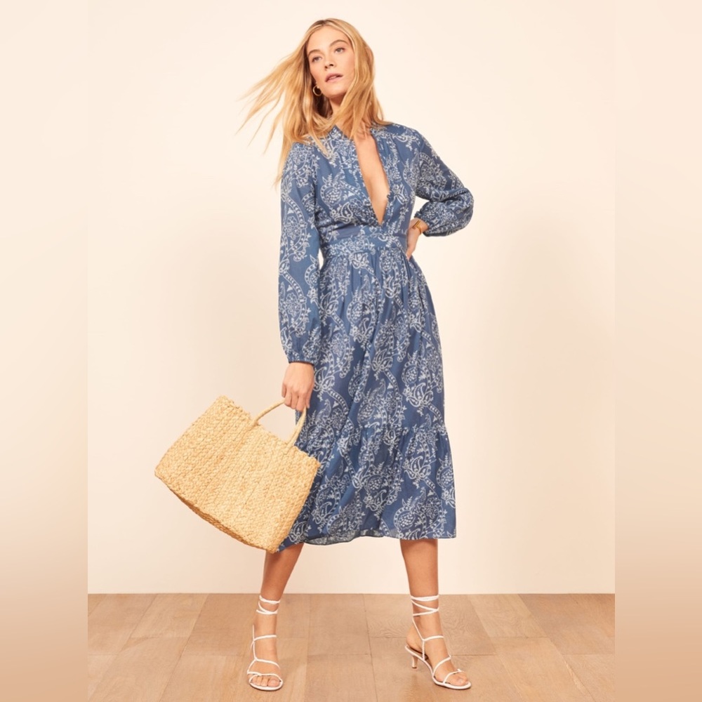 Reformation Delilah midi dress